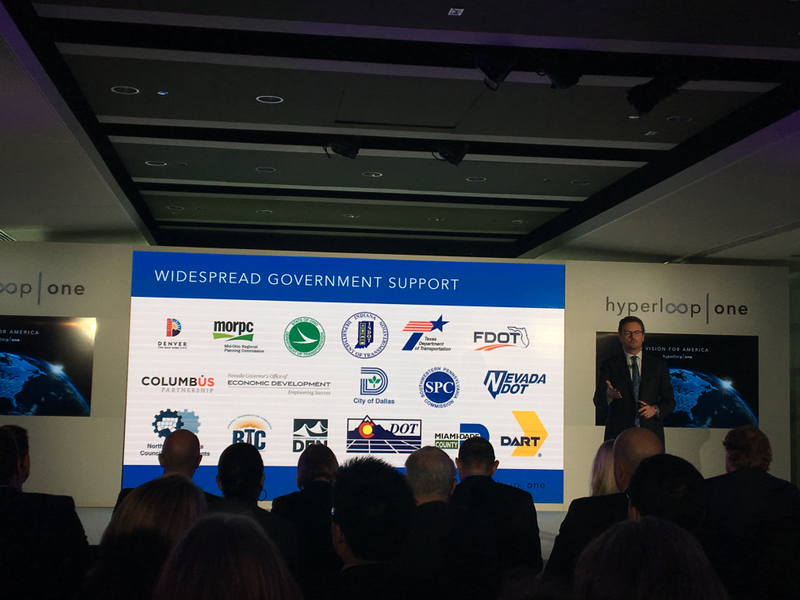 A slide in CEO Rob Lloyd’s presentation touting the company’s support from state governments.